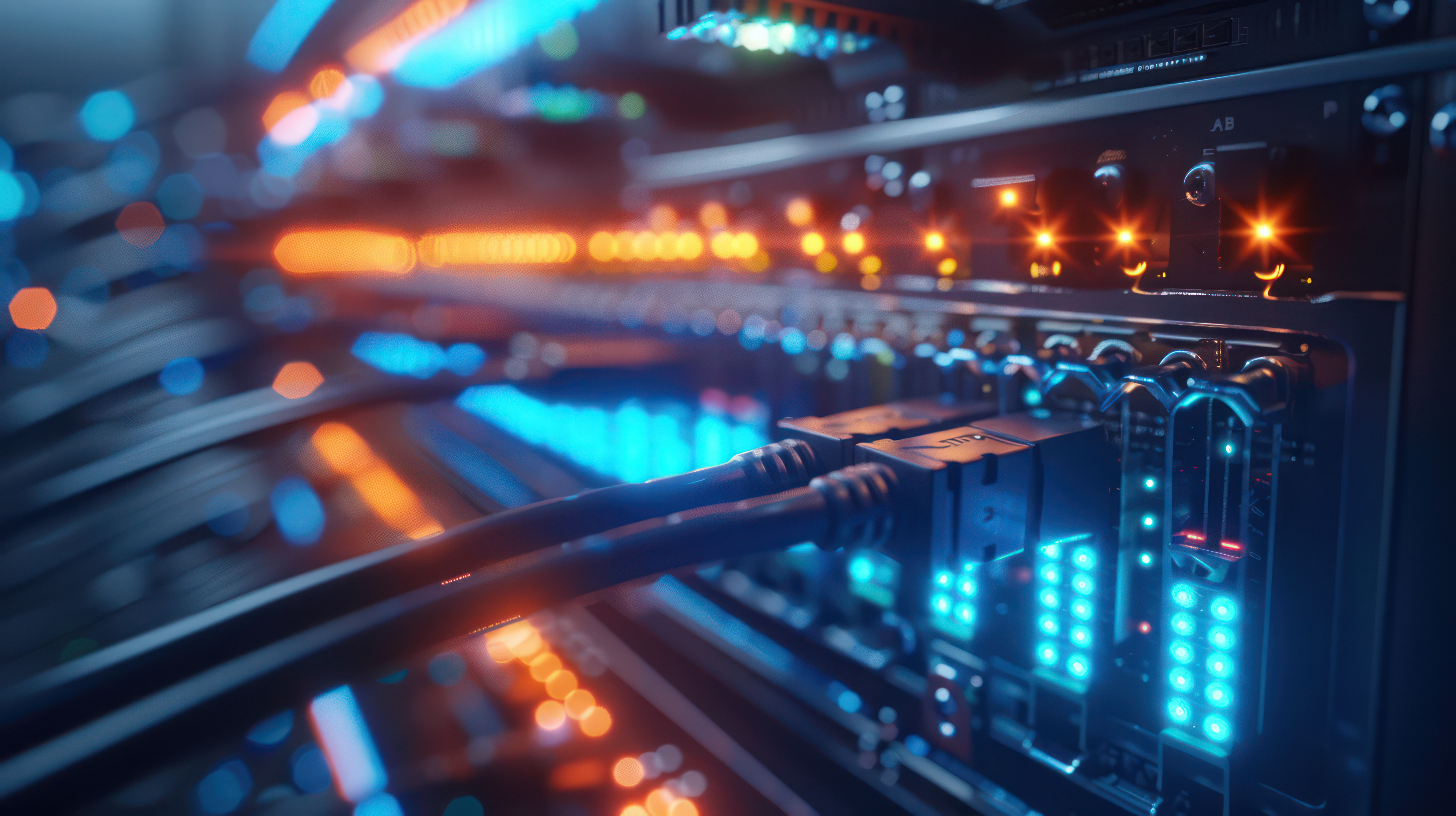 Network fiber switch infrastructure